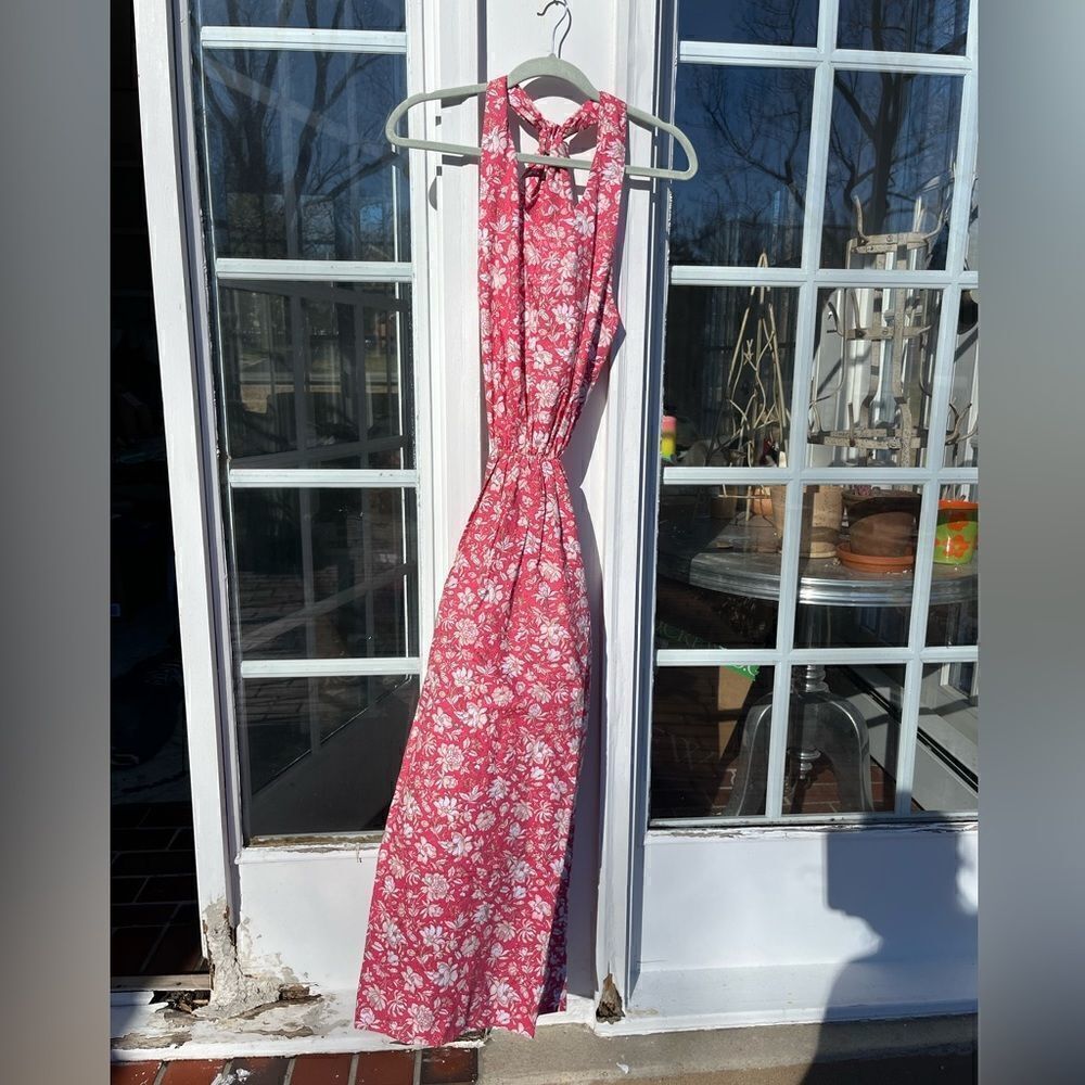 J Crew Twist Back Midi Dress in Tossed Floral NWT - Picture 5 of 11
